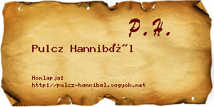Pulcz Hannibál névjegykártya